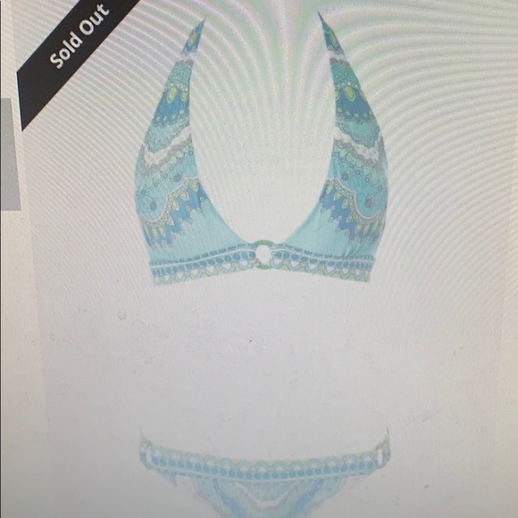 Never worn Zaful print halter bikini set (S) - Picture 6 of 7